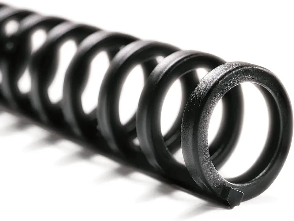 GBC Binding Spines / Spirals / Coils, 5/16" Diameter, 45 Sheet Capacity, ProClick, Black, 100 Pack (2514700)