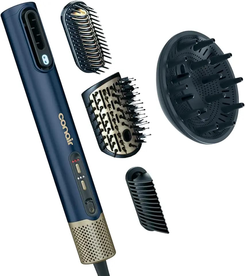 Conair DigitalAire Air Styling System, 4-in-1, Ionic Technology, Dark Blue