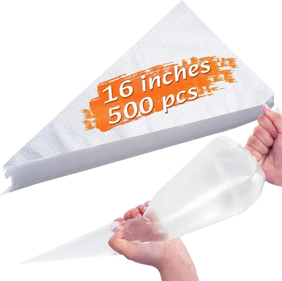 16 Inch Disposable Piping Bags, 500 PCS Icing Bags