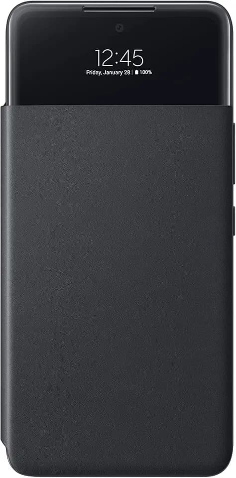 Samsung S View Wallet Cover EF-EA536 für das Galaxy A53 5G | Flip Cover, Handy-Hülle,stoßfest, Schutz Case, Black - 6,5 Zoll