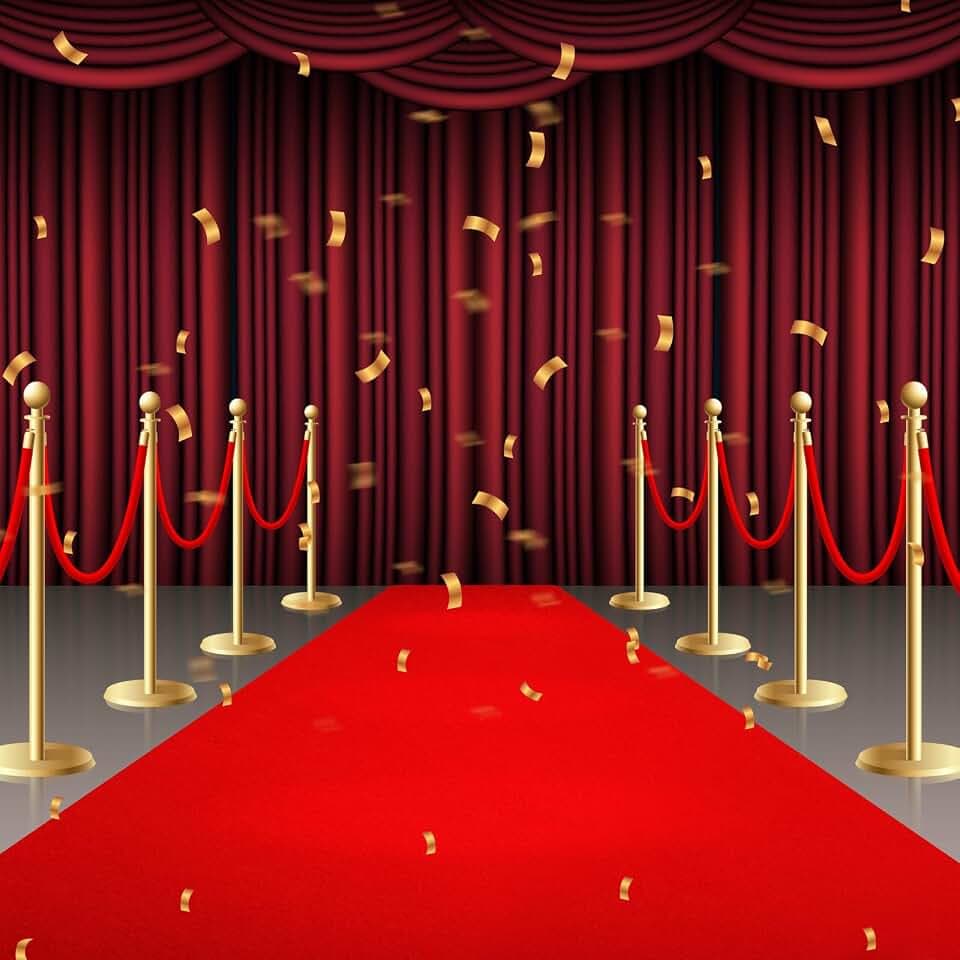 450GSM Extra Thick Red Carpet Runner for Party & Events, 4ft x 50ft