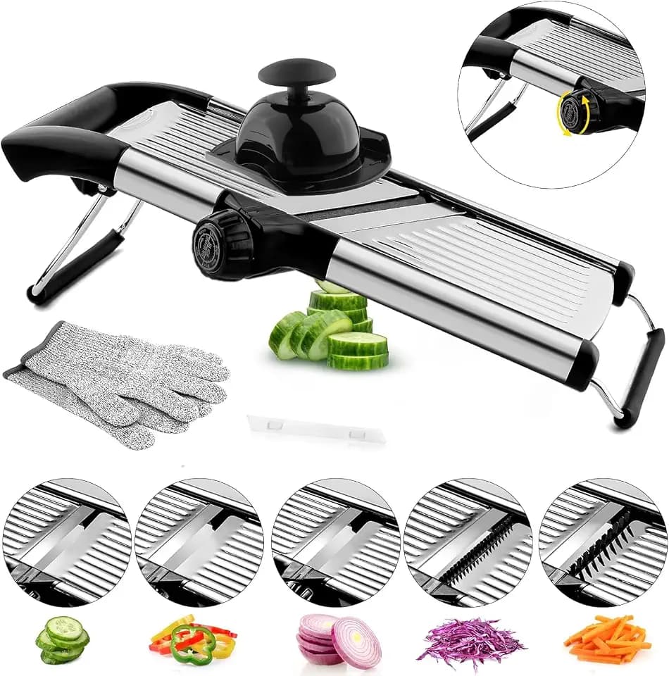 VEKAYA Mandoline Slicer for Kitchen, Vegetable Slicer