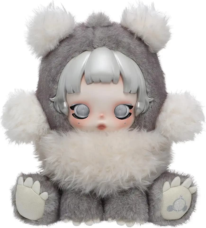 POP MART θ SKULLPANDA Punk Panda Plush Doll