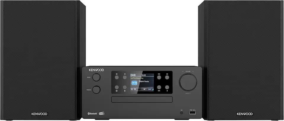 KENWOOD M-925DAB-B Micro-HiFi-System DAB+ CD USB Bluetooth 2x50 W, Schwarz