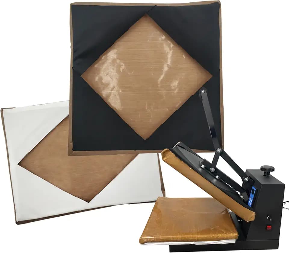 Heat Press Covers 2Pcs for Top and Bottom to Replace Teflon Sheets