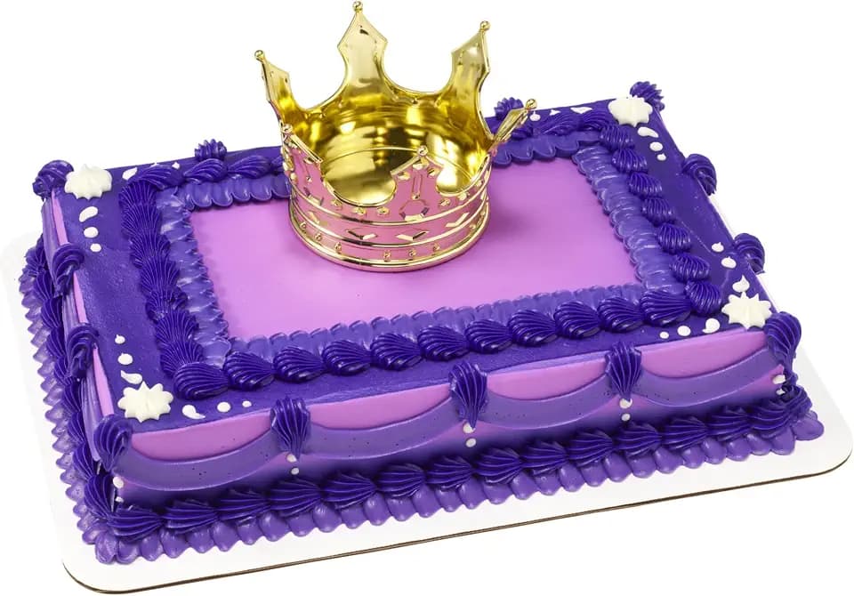 Regal Gold Crown Cake Topper | Birthday Party Decoration