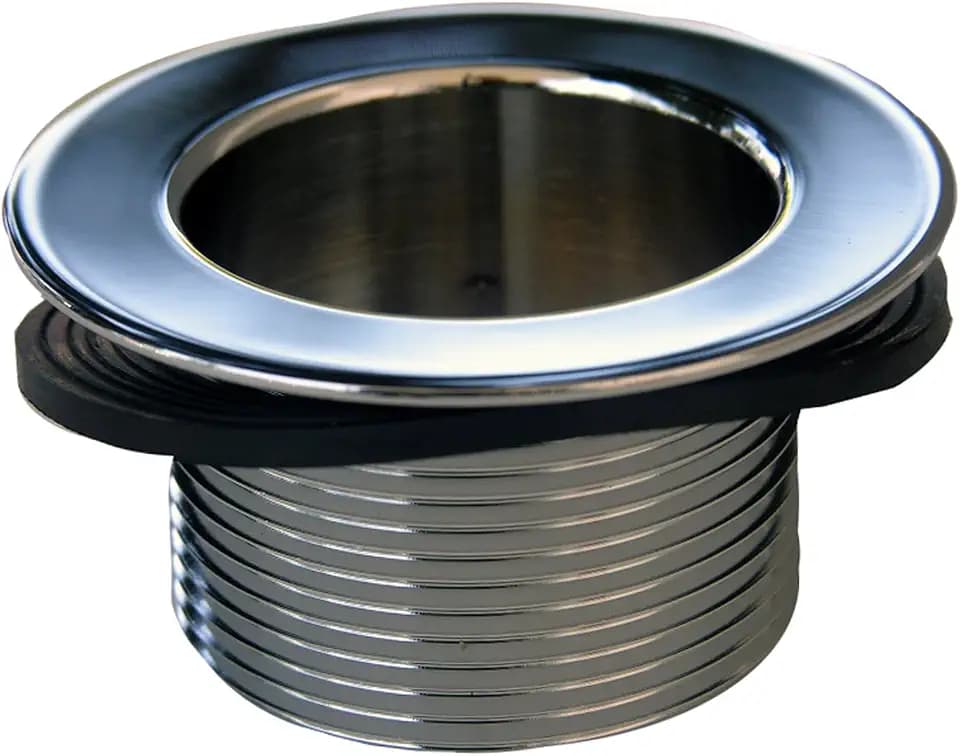 LASCO 03-5001 Bathtub Drain Shoe Strainer 1 1/2 Inch Coarse Chrome Plated, 6-Pack