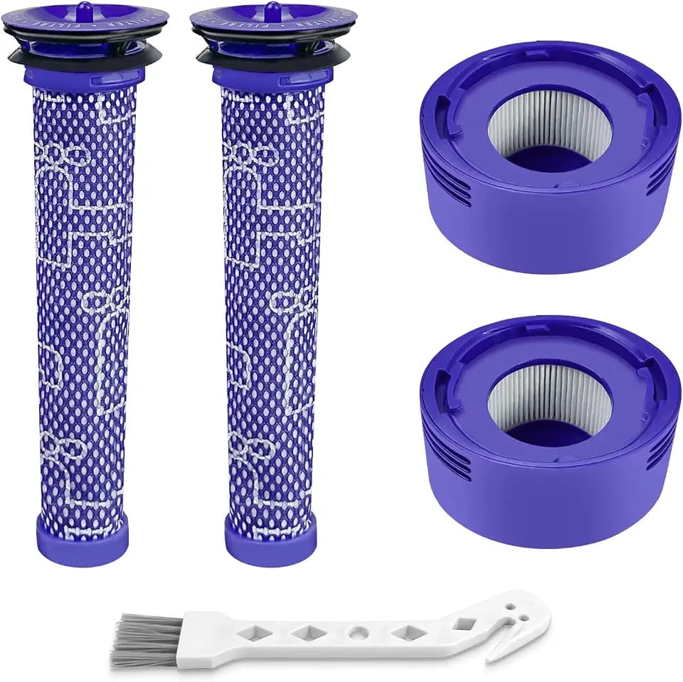 4 Pack HEPA Cordless Vacuum Filter Replacement Compatible with V7, V8, SV10