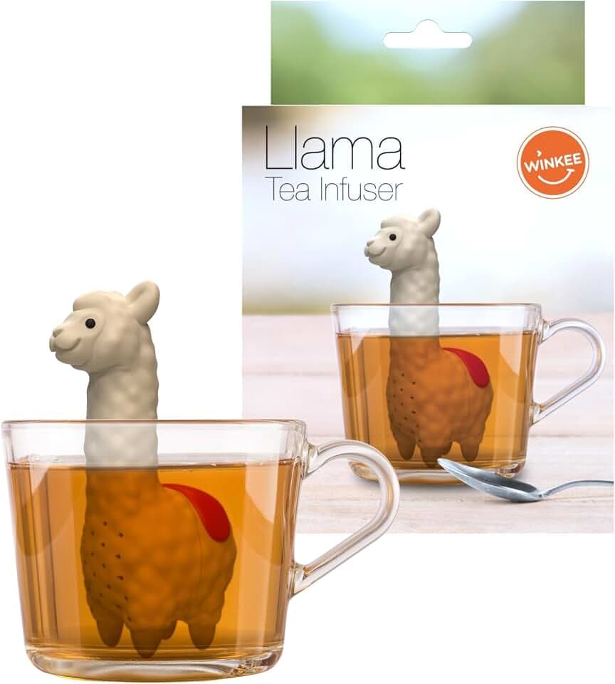 Winkee - Cute Animal Tea Strainer I Tea Infuser for Loose Tea I Funny Tea Infuser I Tea Strainer for Cup