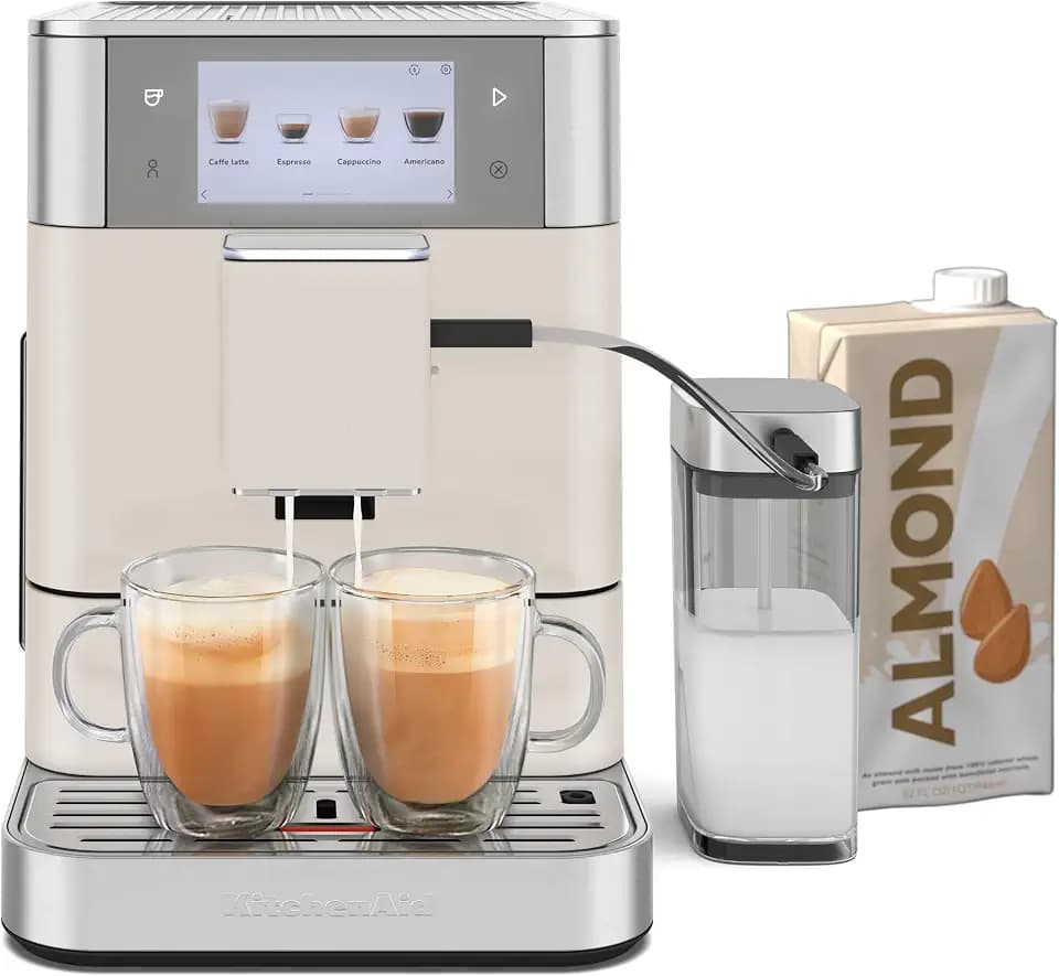 KitchenAid Fully Automatic Espresso Machine KF8, KES8558PL, Porcelain White