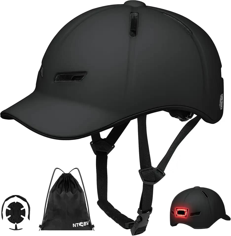 Adult Bike/Scooter Helmet RearLight Safety Certified