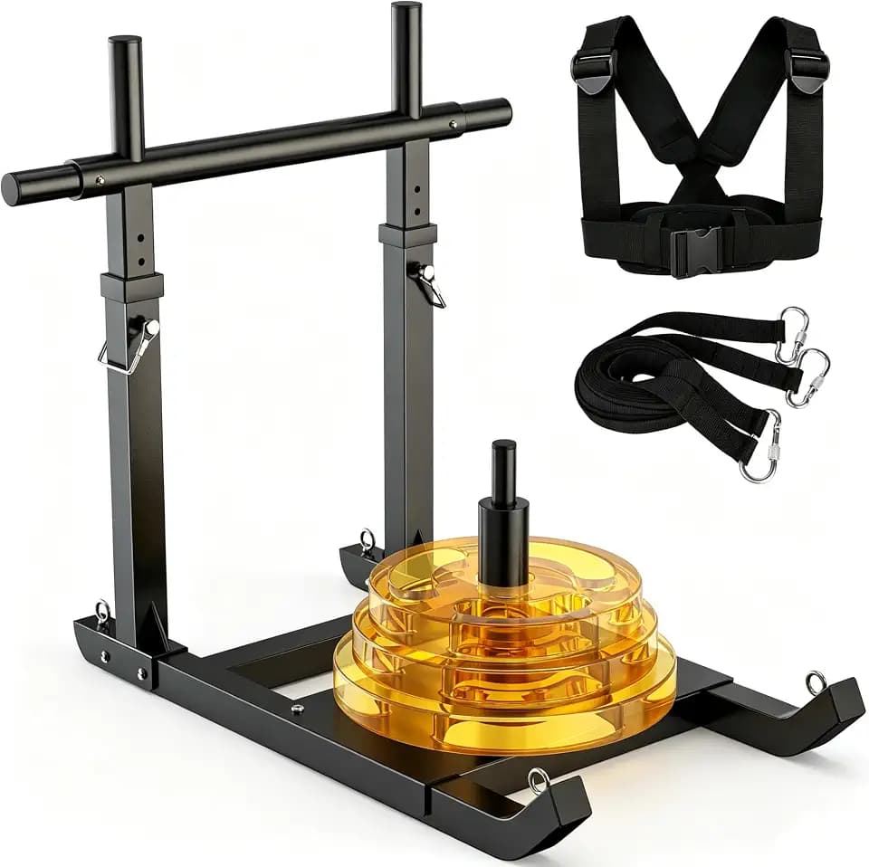 GanFindX Adjustable Weight Sled with 5‑Level Handle