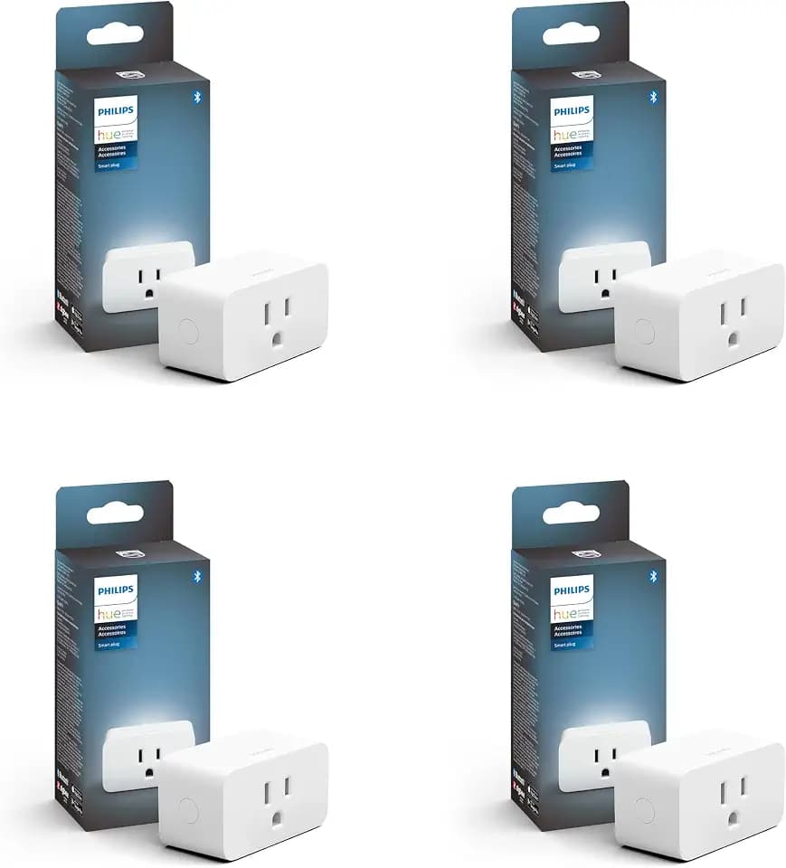 Philips Hue Smart Plug, 4-Pack , White