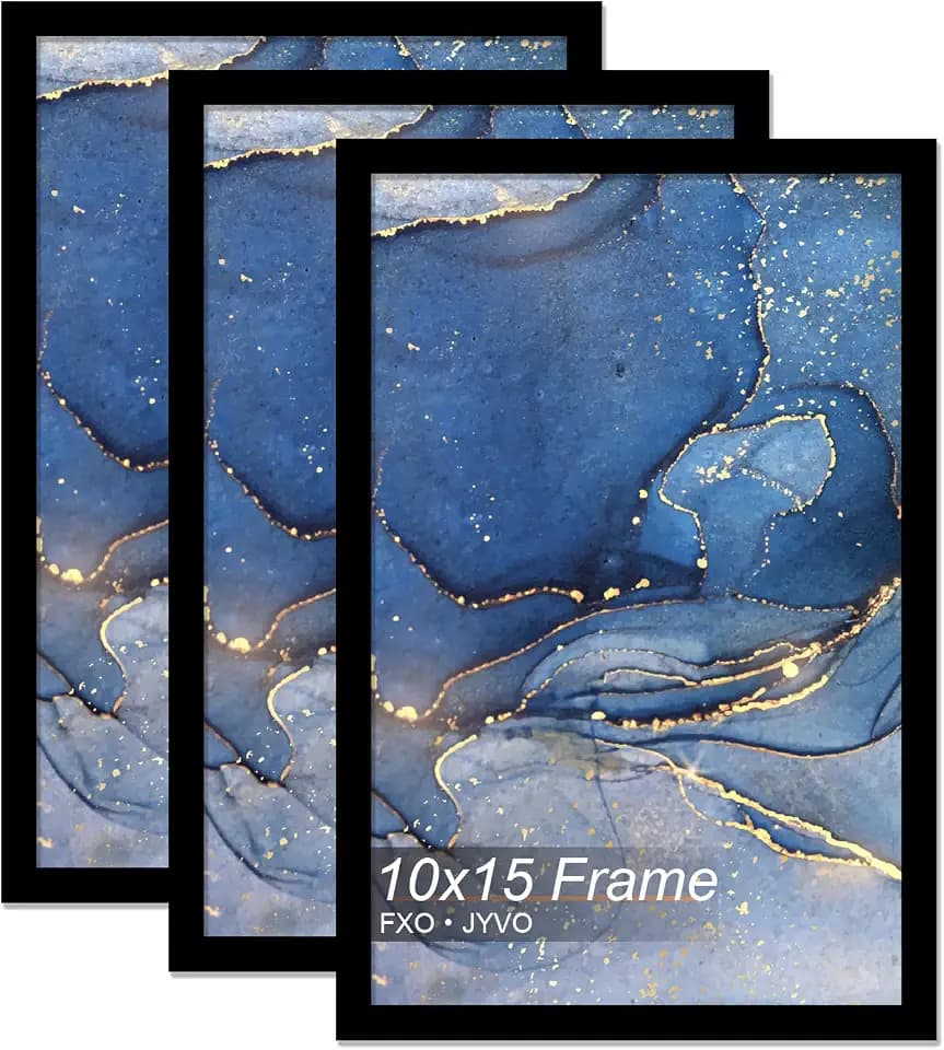 10x15 Picture Frame Set of 3 for Photo Poster Horizontally/Vertically