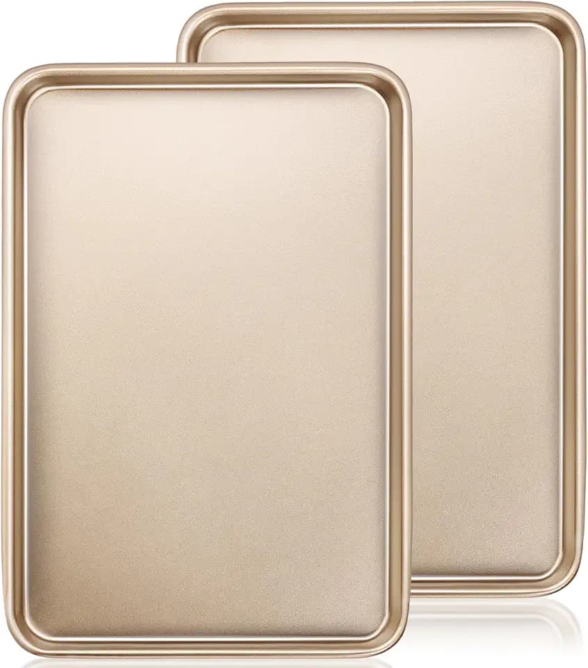 Wildone Baking Sheet Pan Set of 2, Nonstick Cookie Sheets for Baking