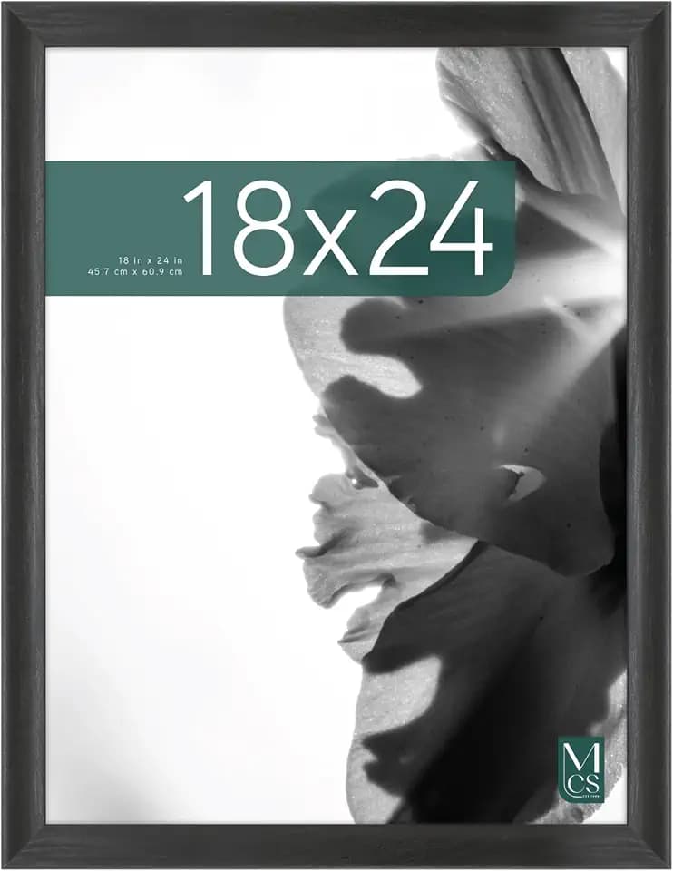 MCS Classic Studio Gallery Frame, 18x24, Black Woodgrain