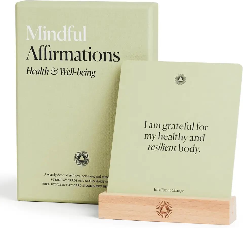 Mindful Affirmation Cards for Health and Wellbeing