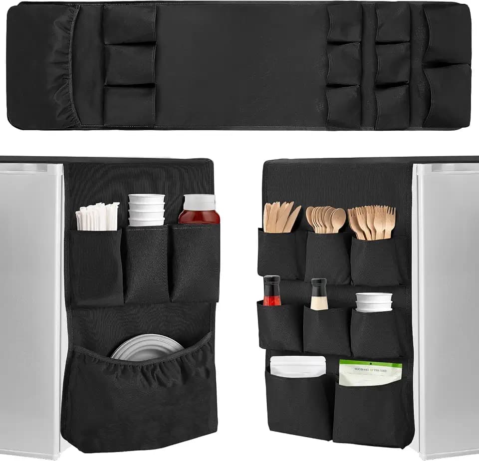 Biubee 55" x 13" Mini Fridge Organizer for College Dorm Room Essentials