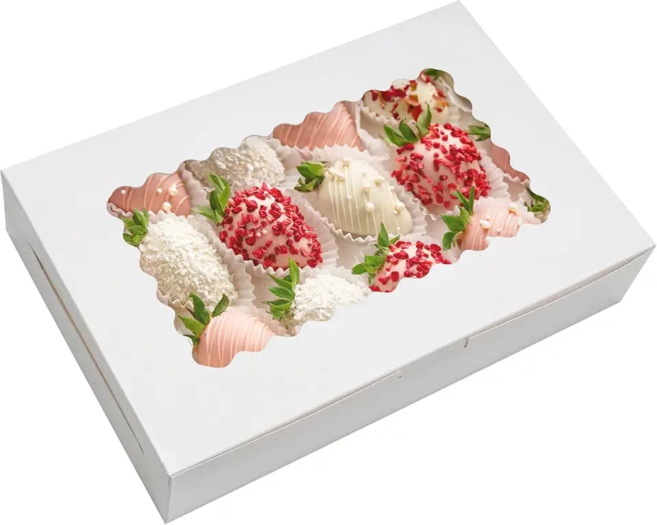 NPLUX 30 Pack 12x8x2.5inch Halloween Cookie Boxes for Small Businesses