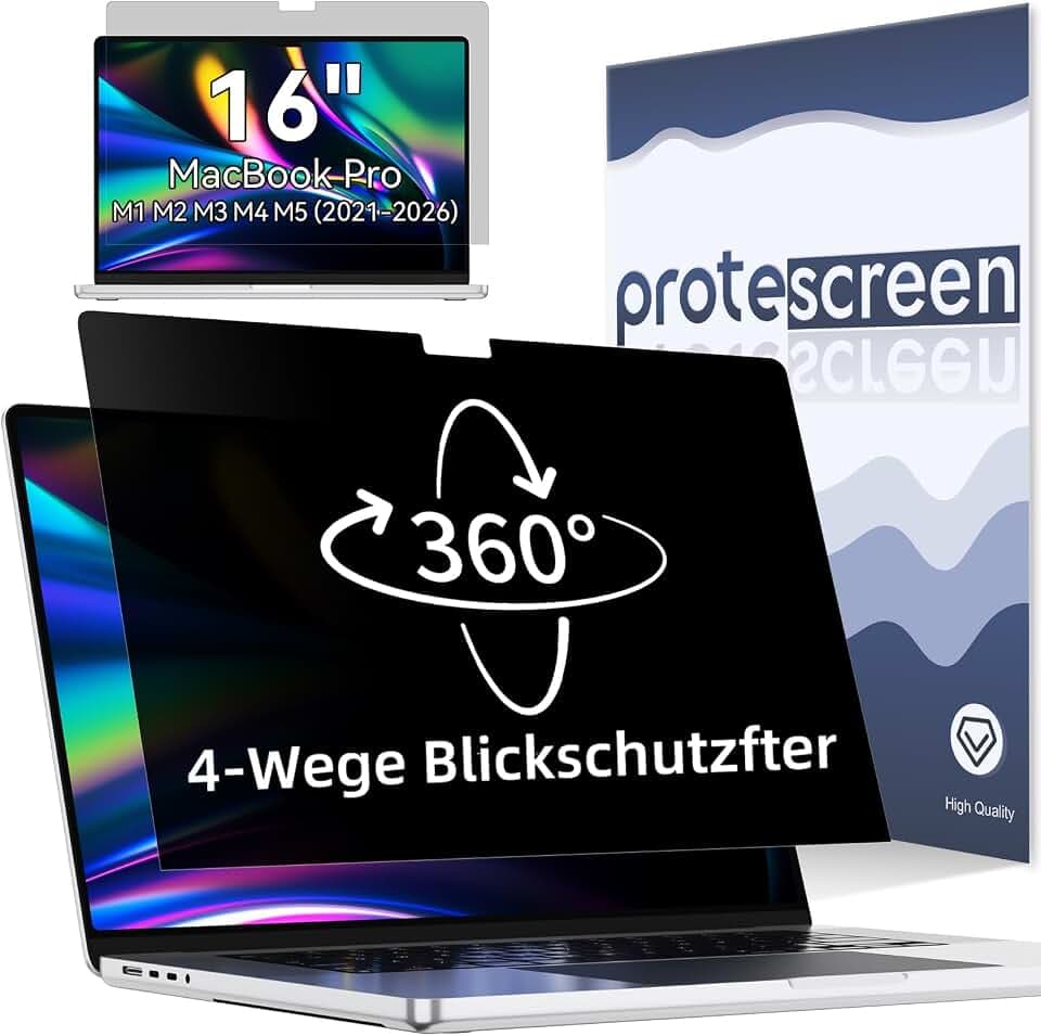 Protescreen Blickschutzfilter für MacBook Pro 16 Zoll 2021-2026