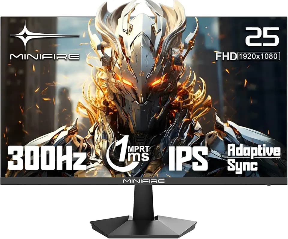 Minifire 25" FHD 300Hz Gaming Monitor,1ms,HDR,IPS(MFG25X1 Pro)