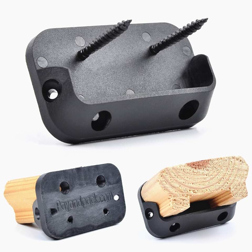Myard 10-Pack Deck Horizontal Railing Connectors for 2x4 (Actual 1.5x3.25)