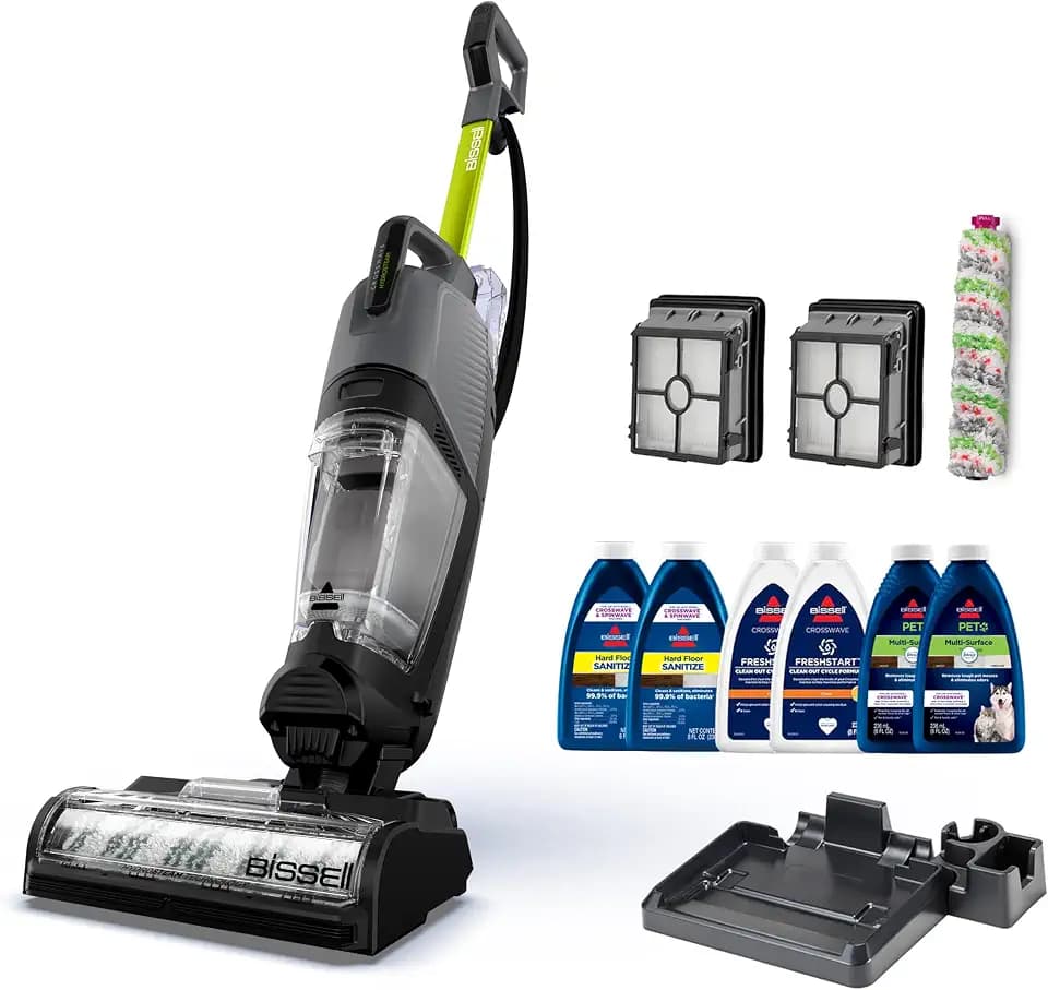 Bissell CrossWave HydroSteam Deluxe 3-in-1 Steam Mop, 3515G