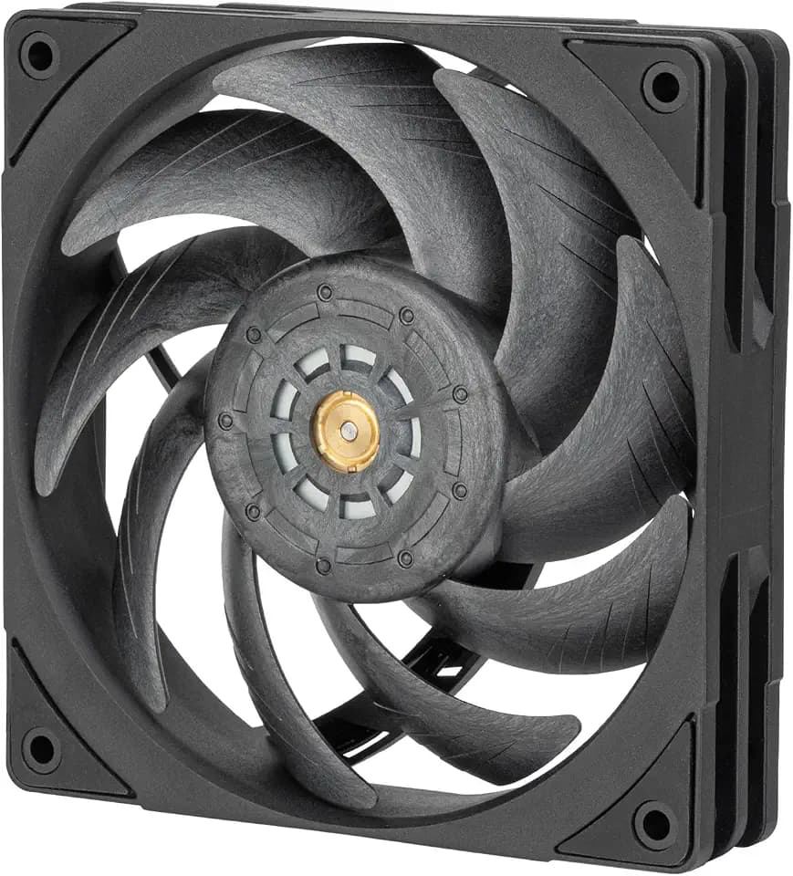 SilverStone Technology FHS120 24V - 24V 120mm Hochleistungs-PWM-Industrie-Lüfter mit starkem Luftstrom von 110 CFM, SST-FHS120-24V