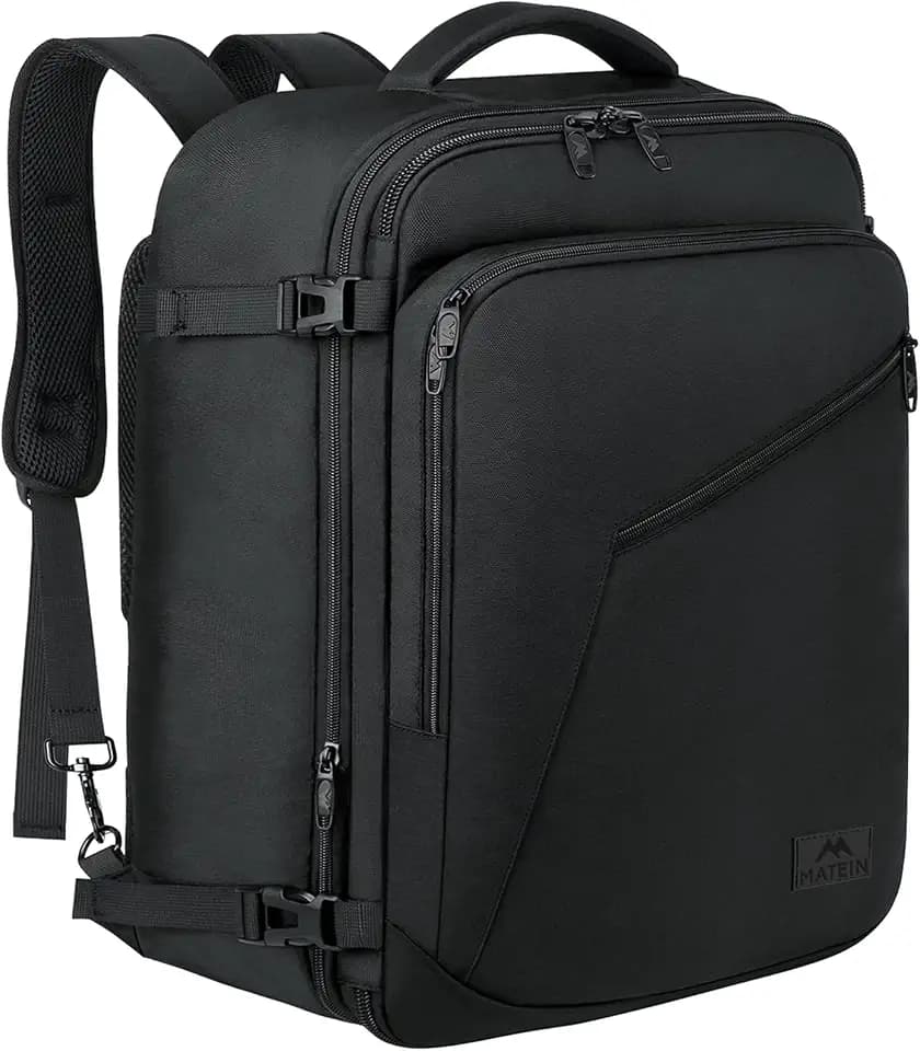 MATEIN 45L Travel Backpack, Expandable Large Carryon Backpack for Men Women