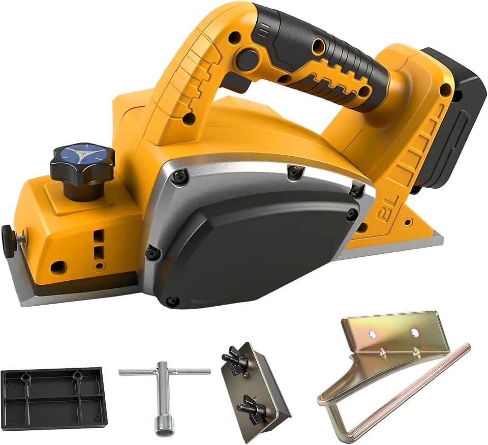 Cordless Hand Planer for DEWALT 20V Battery, 3-1/4", Tool Only