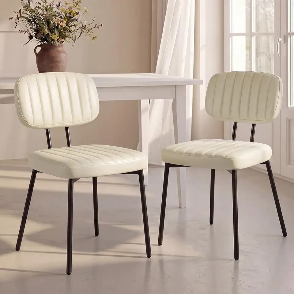 OLIXIS Dining Chairs Set of 2, Mid Century Modern Kitchen Chairs