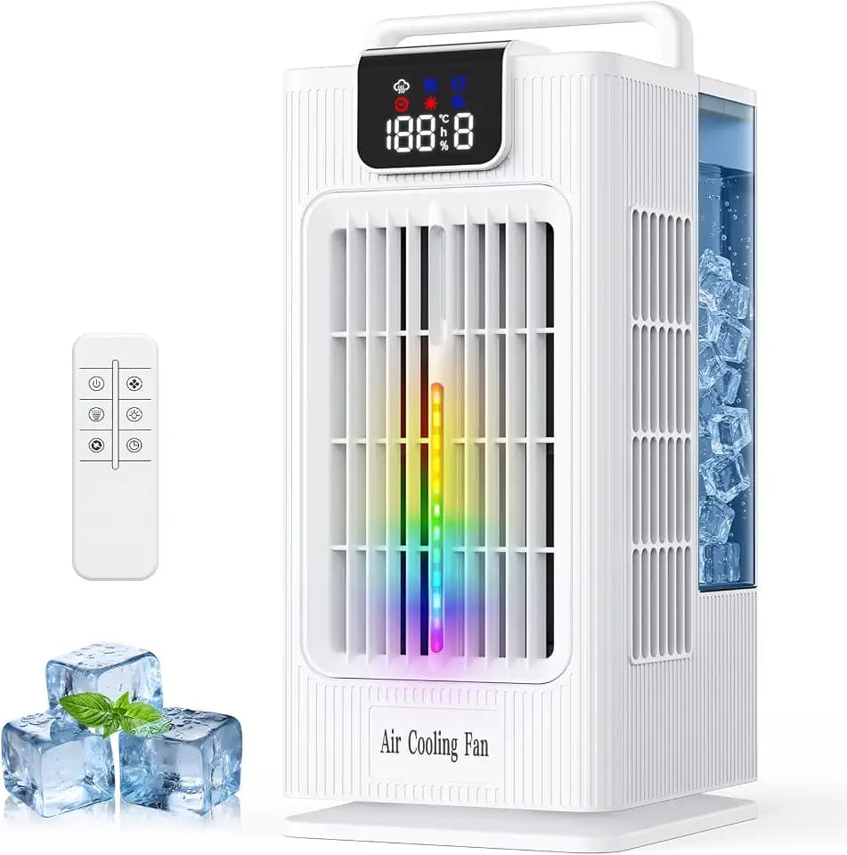 Mini Air Conditioner, Evaporative Air Cooler Fan