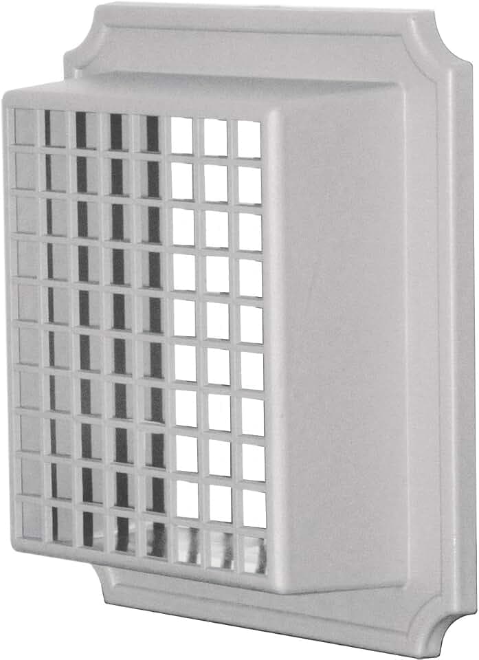 Builders Edge 140157079016 Animal Guard for Exhaust Vent 016, Gray