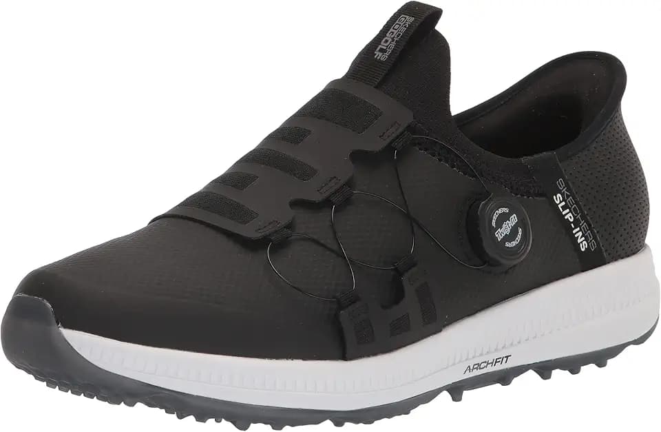 Skechers Men's Go Golf Elite 5 Arch Fit Waterproof Slip in Golf Shoe