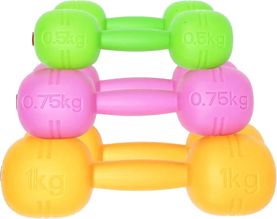 KUTOI Kids Dumbbells Set - Adjustable Sand or Water Filled Dumbbells - Kids Workout Equipment For Fun & Fitness - Toddler Weight Set - 0 to 2 lb Weights-Body-training apparatus