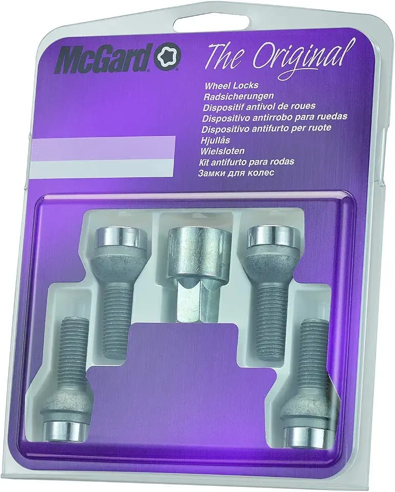 28174SU Radsicherungsbolzen SU (Standard) M14 x 1,50, Kugelsitz, R14, Schaftlänge 56,0 mm, Gesamtlänge der Schraube 46,2mm, SW17, Schlüsseldurchmesser 25,8mm