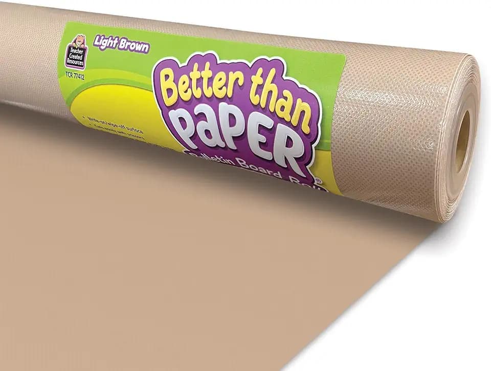 Teacher Created Resources Light Brown Better Than Paper® Bulletin Board Roll (TCR77412)