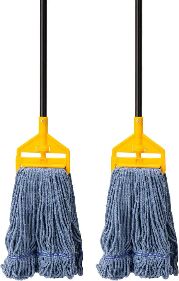 KeFanta 2 Pack Commercial Mop Heavy Duty Industrial Mops,60" Long Handle