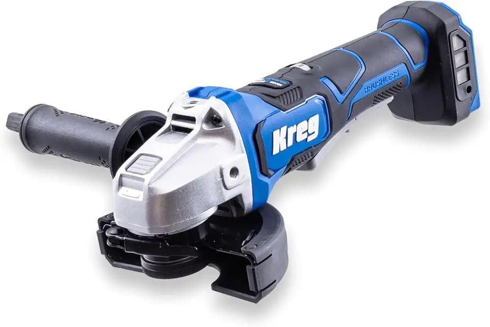 Kreg 20V Ionic Drive 4 1/2"-5" Angle Grinder, Tool Only, KPTAG450B