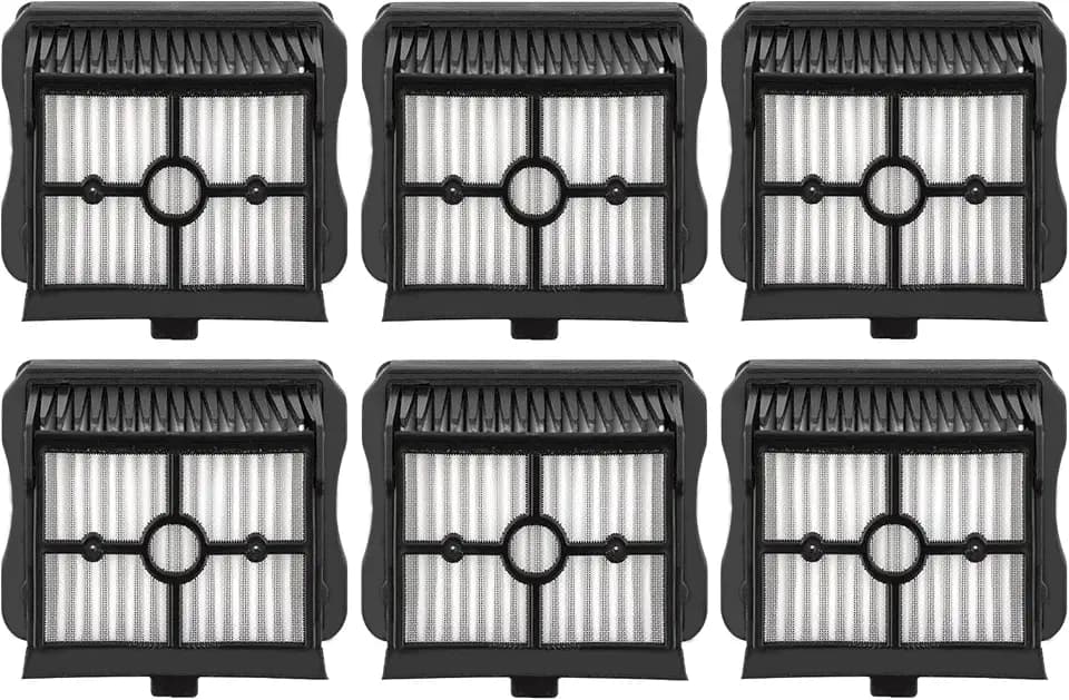 (6 Pack) S20 Pro Replacement HEPA Filters Compatible with Narwal S20 Pro Wet Dry Vacuum Cleaner, Filters Accessories Kit, Replacement Vacuum Filters, Filters Kit, Vacuum Parts Canister Filters