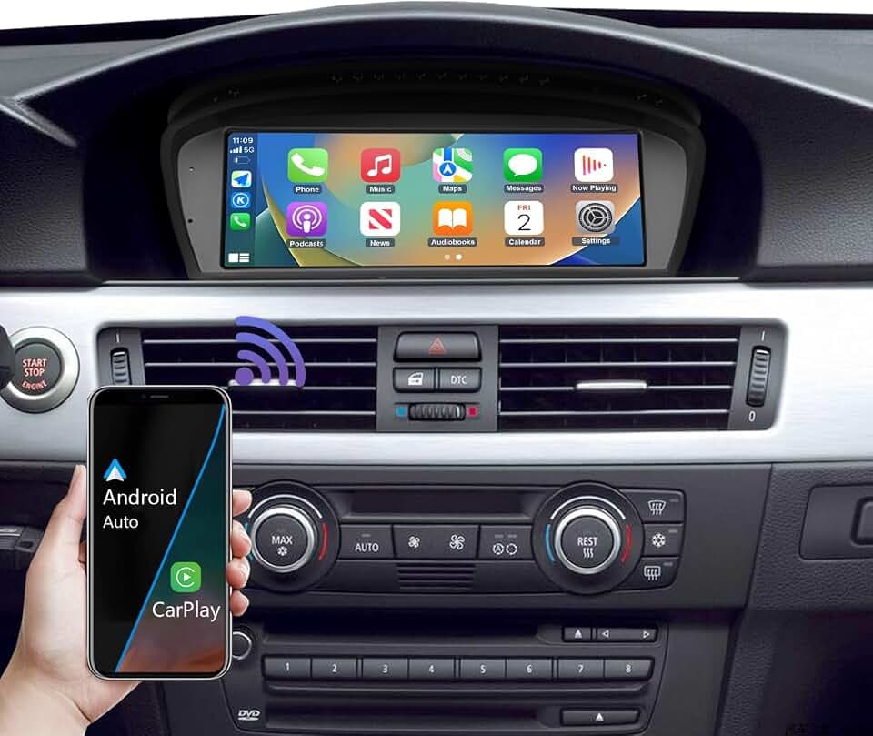 Road Top 8.9 Zoll Autoradio Carplay für BMW 3er 5er mit CCC (2003-2008)