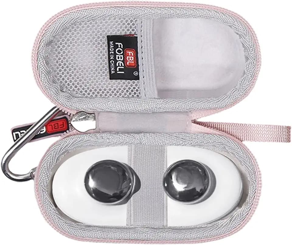 FBLFOBELI EVA Hard Storage Case for ZIIP Halo, ZIIP OX, ZIIP GX Facial Toning Device/for Gillette Venus Mini Facial Hair Remover (Case Only) (Rose Gold)