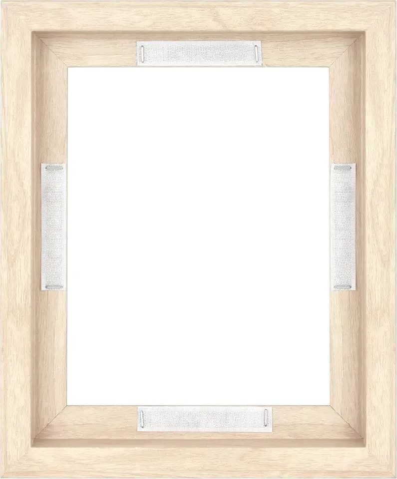 MCS Canvas Float Frame, 8x10, Natural Woodgrain