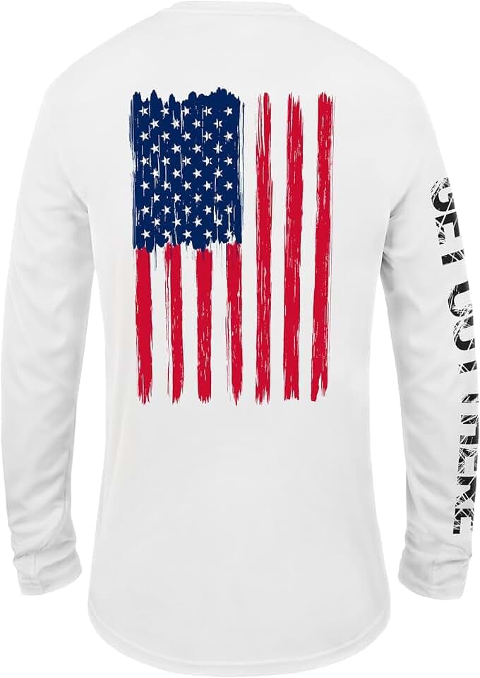 UPF 50+ Fishing T Shirts for Men Women Long Sleeve - UV Sun Protection