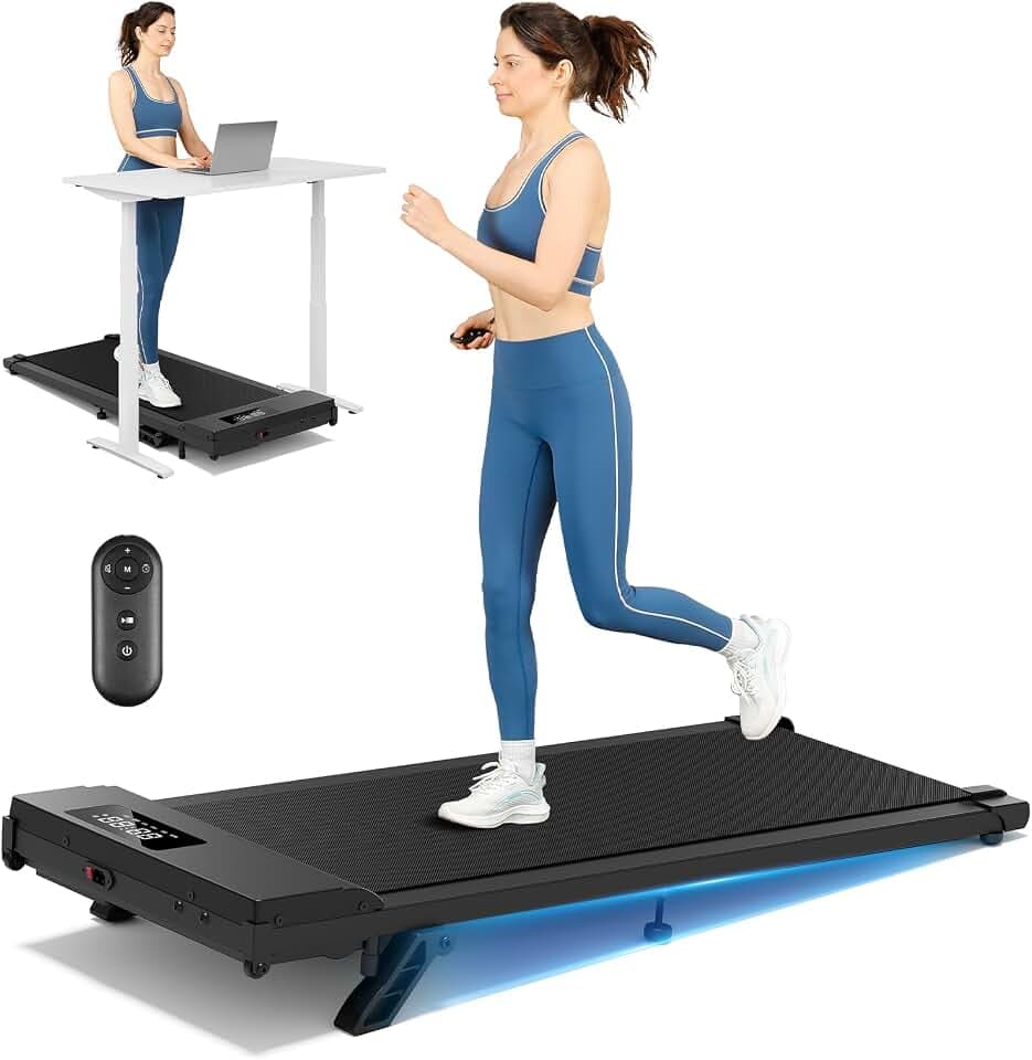 THERUN 8% Incline Walking Pad Large 41.3'' x 16.5''Running Belt