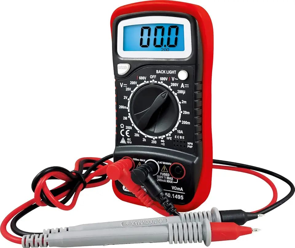 KS Tools 150.1495 Digital Multimeter inkl. Prüfspitzen