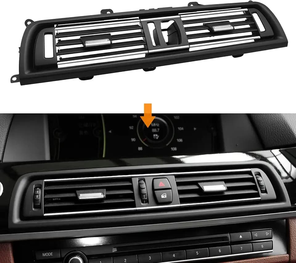Frontluftgitter Kompatibel mit bmw 5er F10 F11 Lüftungsgitter Vorne F10 F11 520 523 525 528 530 535 550 2010-2016 Klimaanlage (Model B)