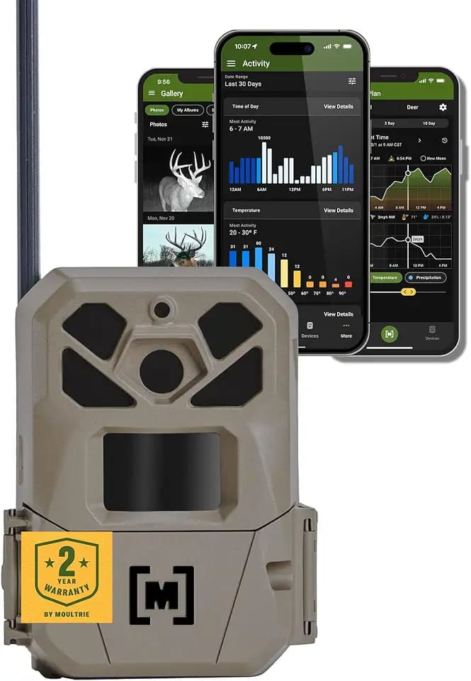 Moultrie Edge 3 Pro Cellular Trail Camera - 50MP, 0.3s Trigger