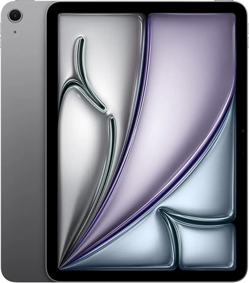 Apple 11" iPad Air (M4): Liquid Retina Display, 512 GB, 12 MP Front‑/Rückkamera, WLAN 7 mit Apple N1, Touch ID, Batterie für den ganzen Tag – Space Grau