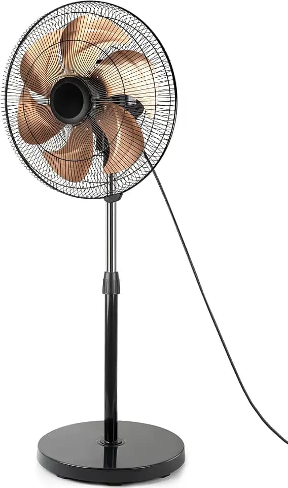 18 Inch DC Oscillating Metal Stand Pedestal Fan